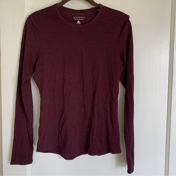 Segments Merino Wool Base Layer XS Fitted Long Sleeve T-Shirt - Picture 1 of 7